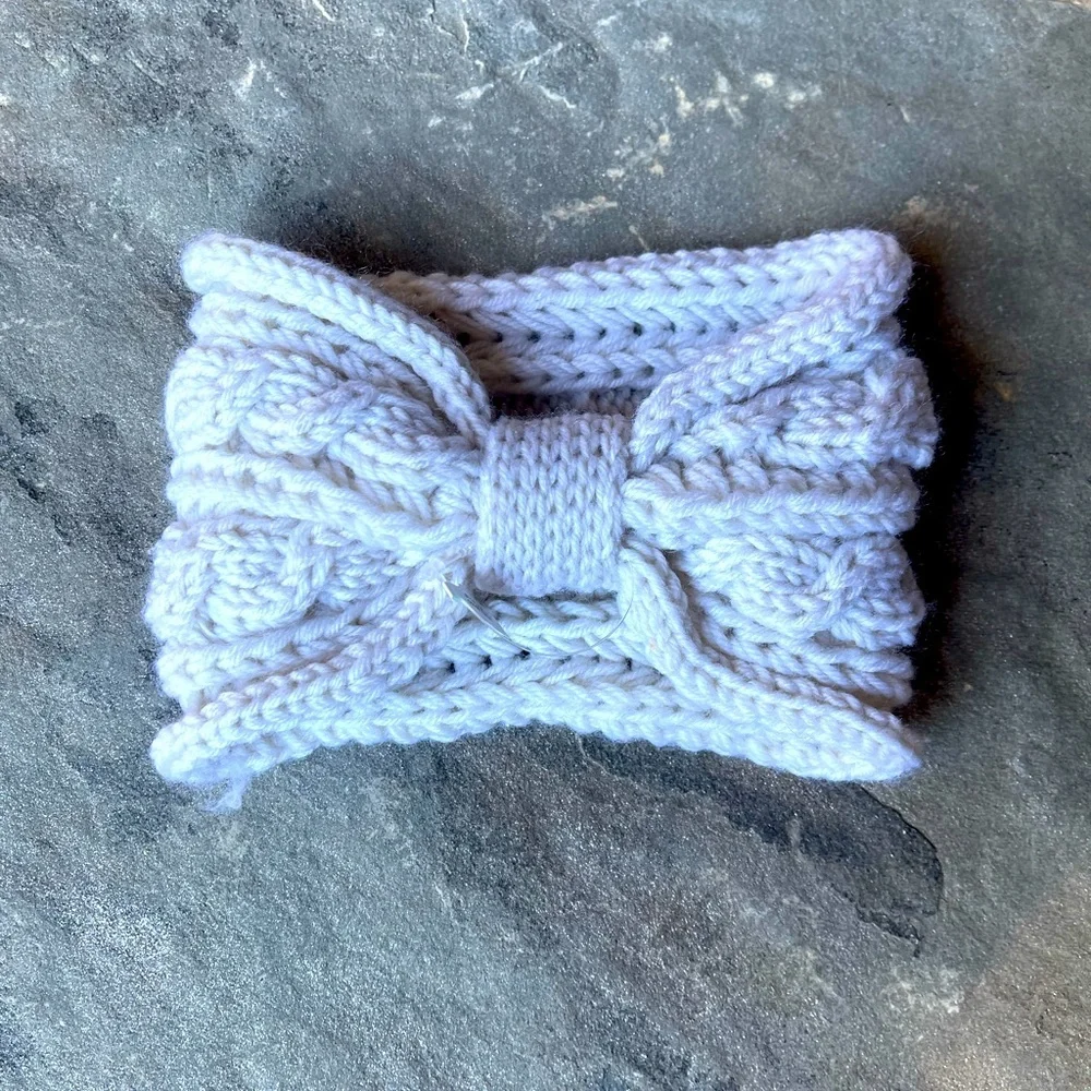 Cable-Knit Twist Headband